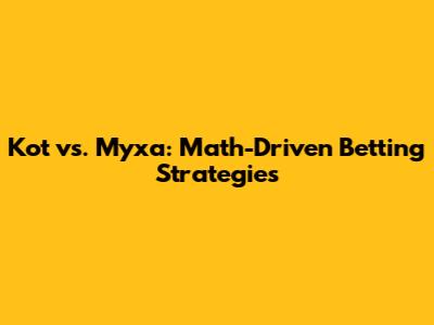 Kot vs. Myxa: Math-Driven Betting Strategies