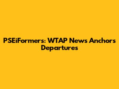 PSEiFormers: WTAP News Anchors Departures