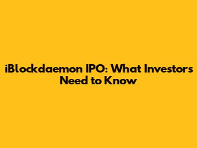 iBlockdaemon IPO: What Investors Need to Know